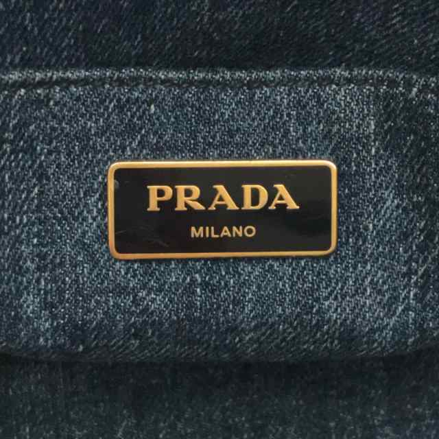 プラダ PRADA トートバッグ レディース CANAPA B2439G ダークネイビー