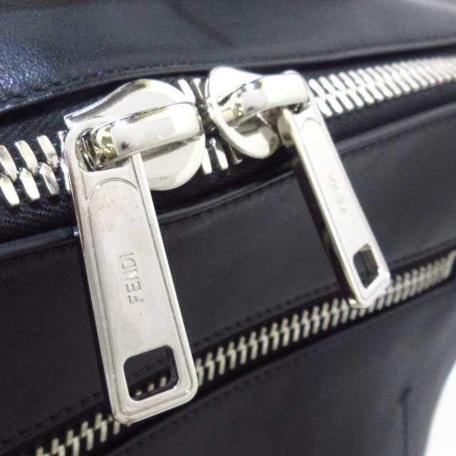 フェンディ FENDI ビジネスバッグ レディース - 7VA400 黒 本体ロックなし レザー【中古】20230702