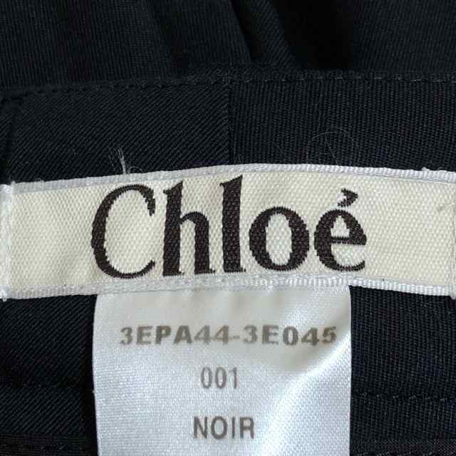 クロエ Chloe パンツ サイズ34 S レディース - 黒 フルレングス【中古