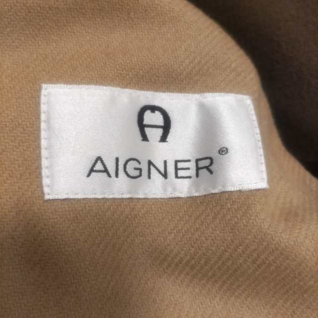 アイグナー AIGNER コート サイズ44 L レディース 美品 - ブラウン