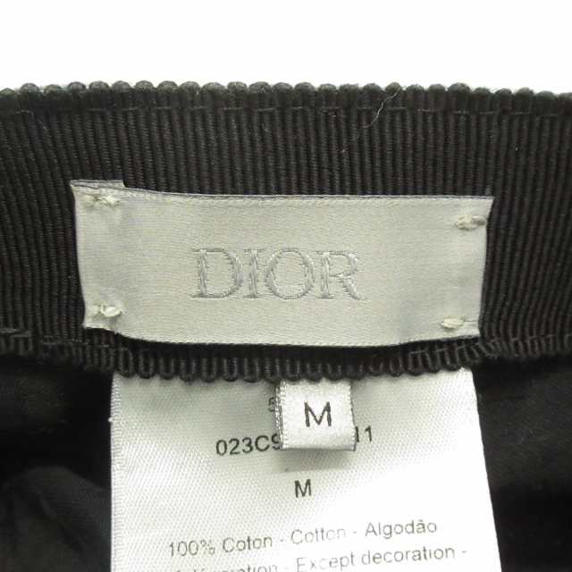 ディオールオム Dior HOMME キャップ M レディース 023C909A4511 ライトブルー コットン【中古】20230710