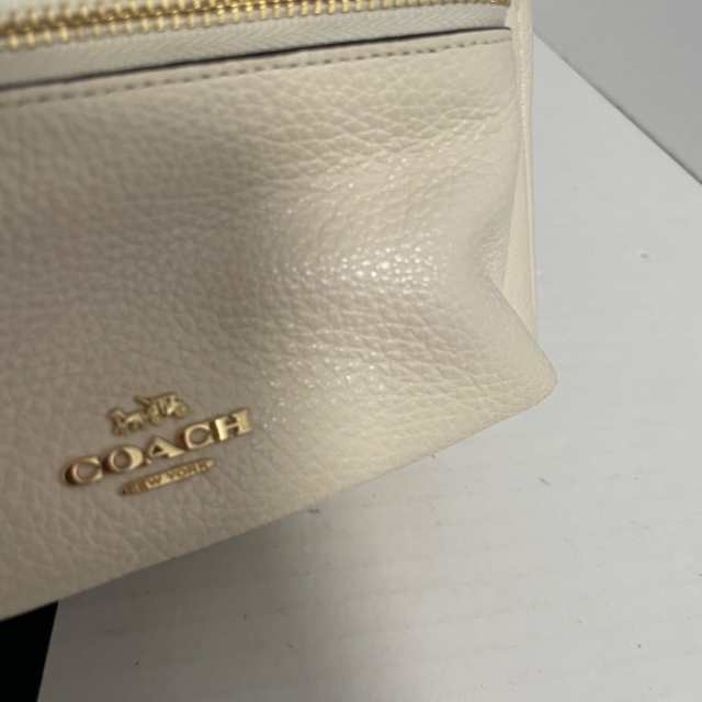 コーチ COACH リュックサック レディース チャーリー ペブルド レザー ミニ バックパック F28995 アイボリー  レザー【中古】20230716