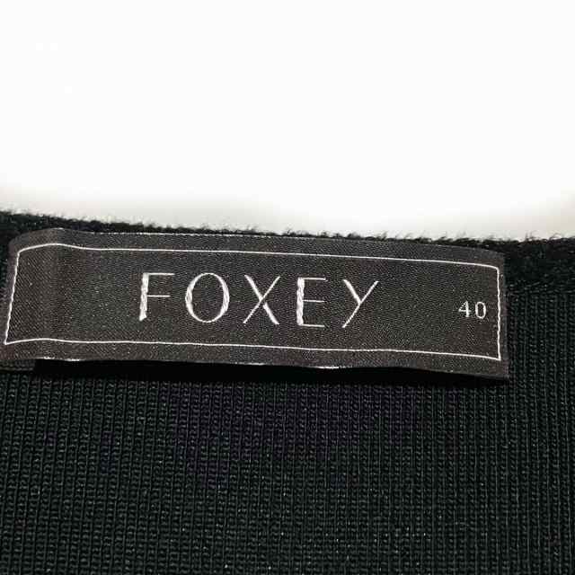 フォクシー FOXEY ワンピース サイズ40 M レディース 美品 - 黒 V