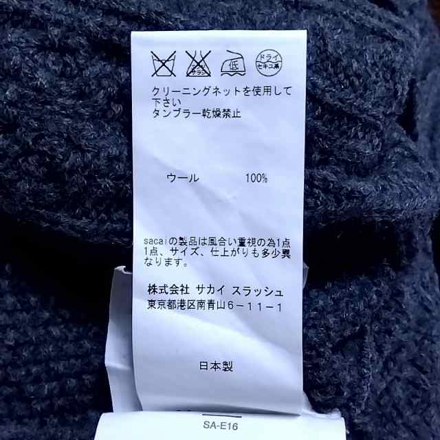 サカイ Sacai 長袖セーター サイズ2 M レディース - 15-02361