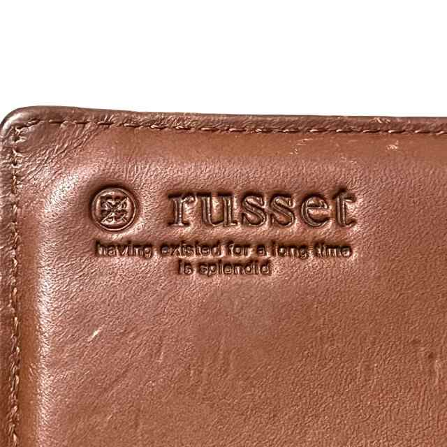 ラシット russet 長財布 レディース - ダークネイビー×ブラウン