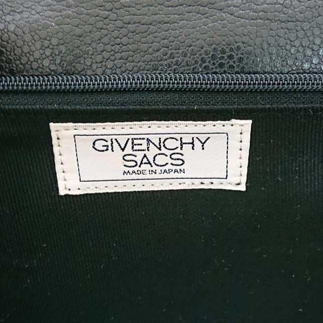 GIVENCHY SACS セカンドバック レザー ゴールド金具