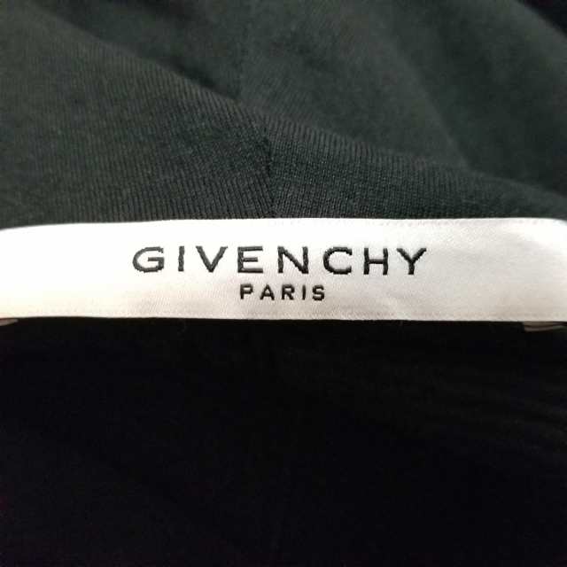 ジバンシー GIVENCHY パーカー サイズXS メンズ - 黒×白 長袖