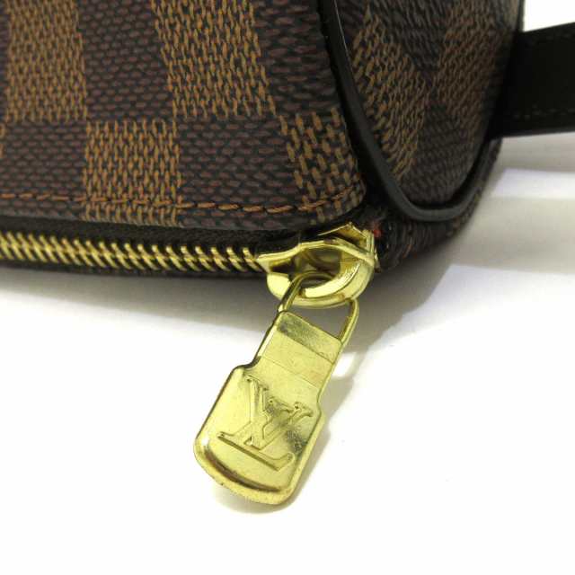 ルイヴィトン 小物入れ ダミエ レディース 美品 エベヌ LOUIS VUITTON GOLFCUP 1998  JAPAN/ゴルフボールケース【中古】20230911