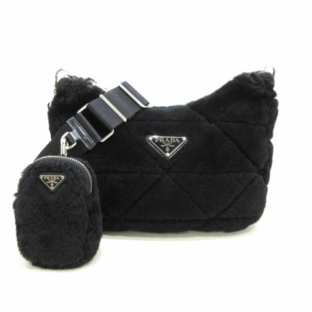 プラダ PRADA ショルダーバッグ レディース 美品 - 1BC151 黒 シープ ...