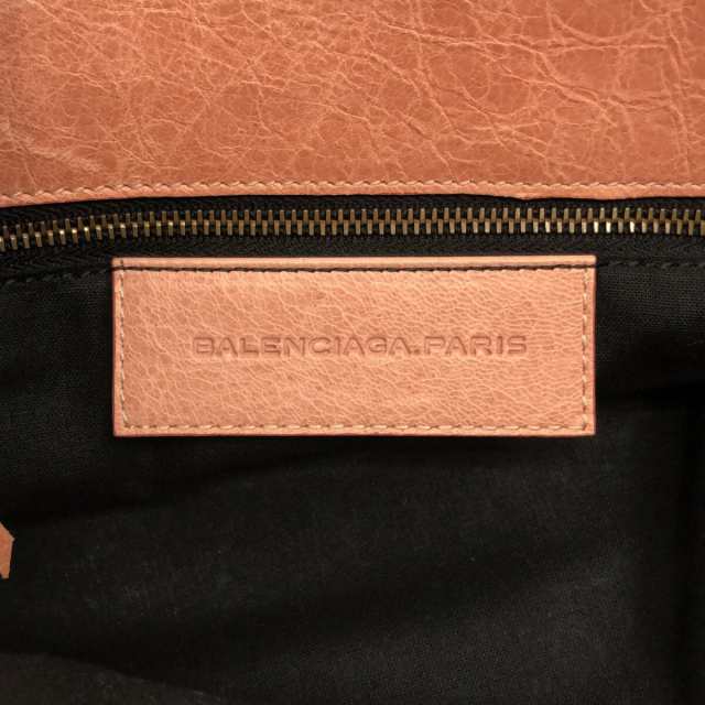 BALENCIAGA バレンシアガ  ザ・フォルク ショルダーバッグ 246432 レザー   ピンク   ザフォルク 【本物保証】