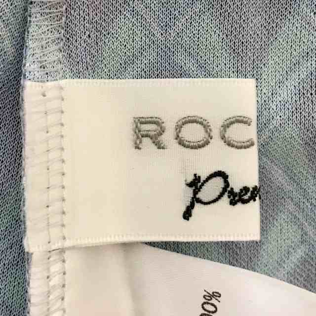 ロシャス ROCHAS ワンピース サイズ11 M レディース - 黒×グリーン