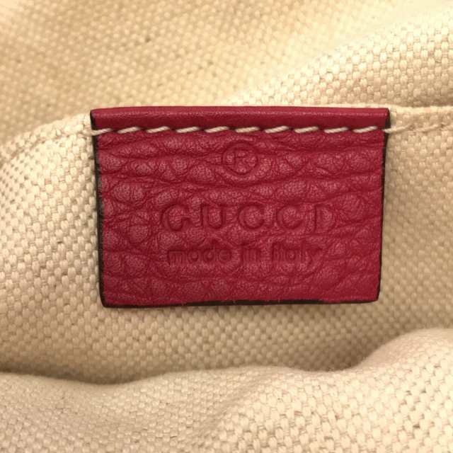 グッチ GUCCI リュックサック レディース バンブー 370833 ボルドー