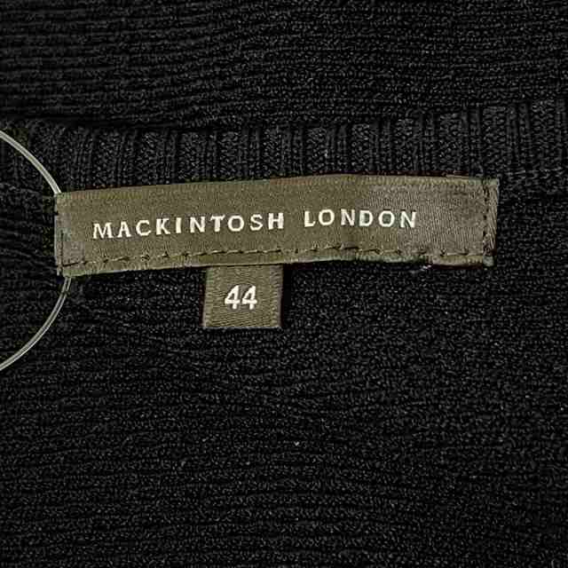 マッキントッシュロンドン MACKINTOSH LONDON 長袖セーター サイズ44 L レディース 美品 - 黒  クルーネック【中古】20230729