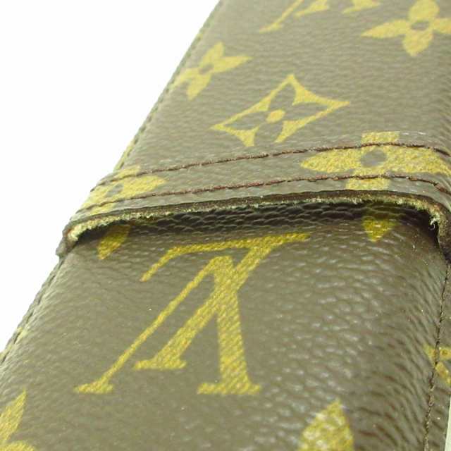 ルイヴィトン LOUIS VUITTON ペンケース モノグラム レディース エテュイ・スティロ M62990  モノグラム･キャンバス【中古】20230727