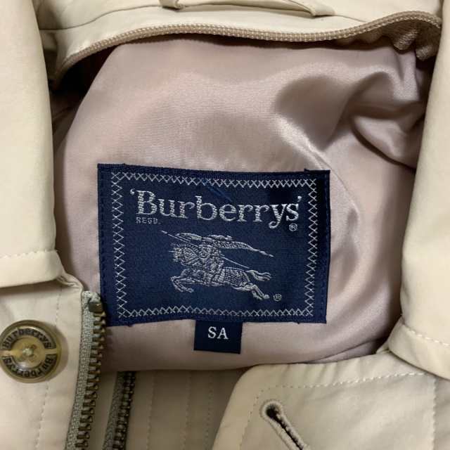 バーバリーズ Burberry's コート サイズSA メンズ - ベージュ 長袖/ネーム刺繍/中綿/冬【中古】20230826