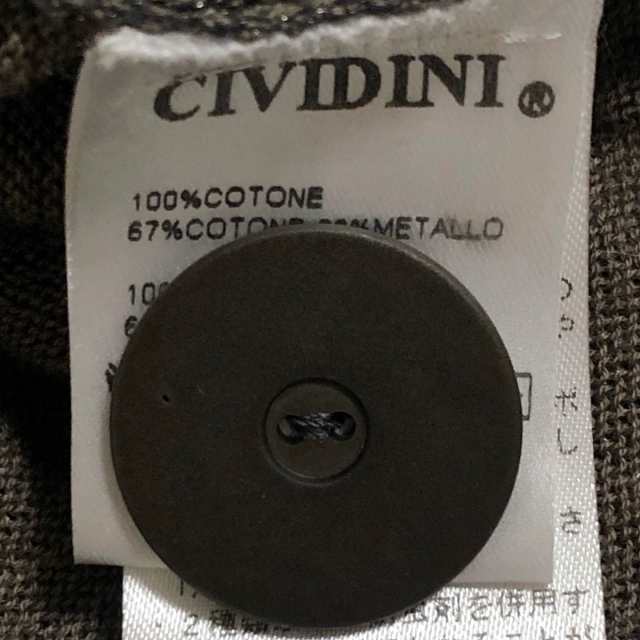 チヴィディーニ CIVIDINI ライトジャケット 7分袖 ボルドー