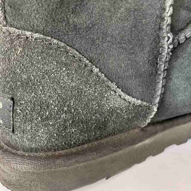 アグ UGG ショートブーツ 23 レディース - 5854 黒 ムートン【中古