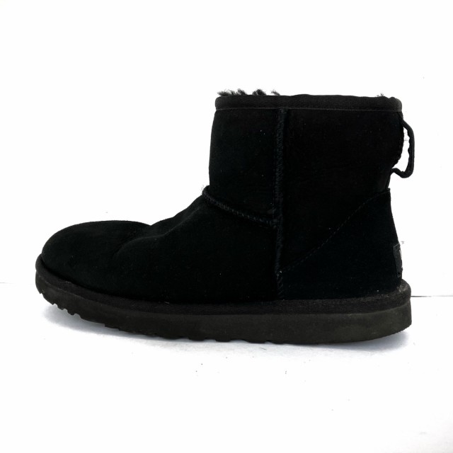 アグ UGG ブーツ 24 レディース クラシックミニ 5854 黒 ムートン