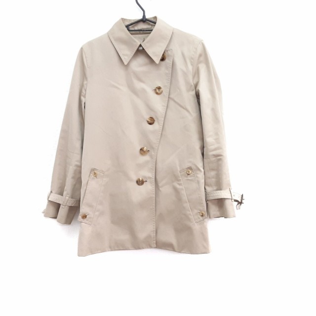 アクアスキュータム Aquascutum トレンチコート レディース 美品 ベージュ 長袖/春・秋物【中古】20230828｜au PAY マーケット