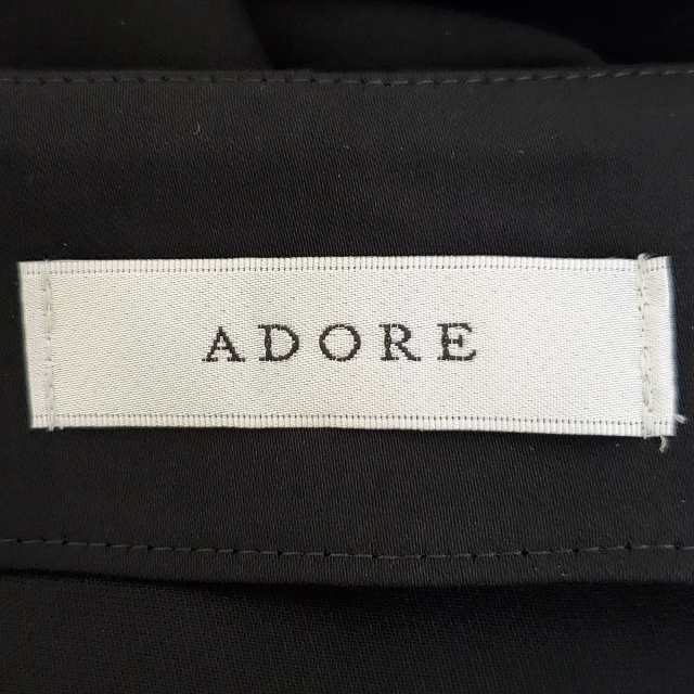 アドーア ADORE チュニック サイズ38 M レディース 美品 - 黒 Vネック