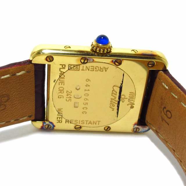 カルティエ Cartier 腕時計 マストタンクヴェルメイユ SM W1013654