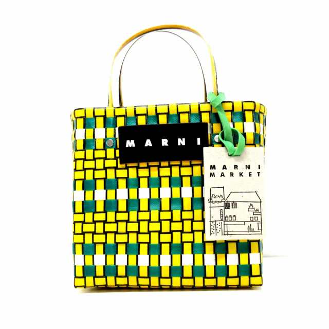 マルニ MARNI トートバッグ レディース 美品 - イエロー×グリーン ...