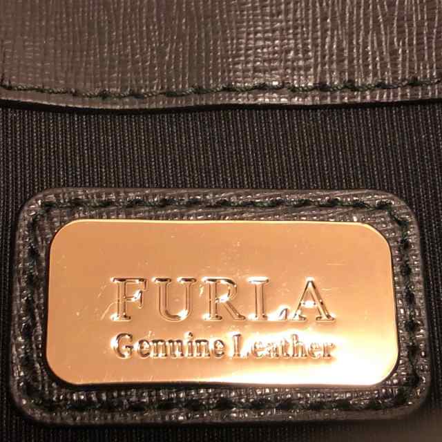 フルラ FURLA ショルダーバッグ レディース 美品 ジュリア 黒 チェーン