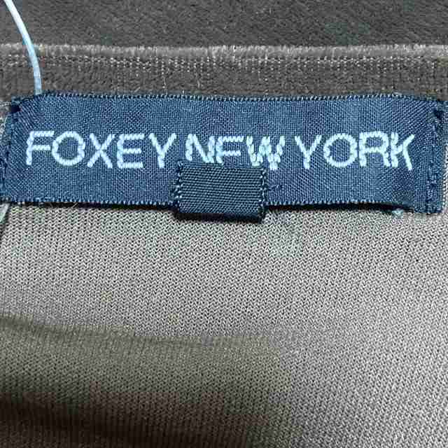 フォクシーニューヨーク FOXEY NEW YORK ノースリーブカットソー