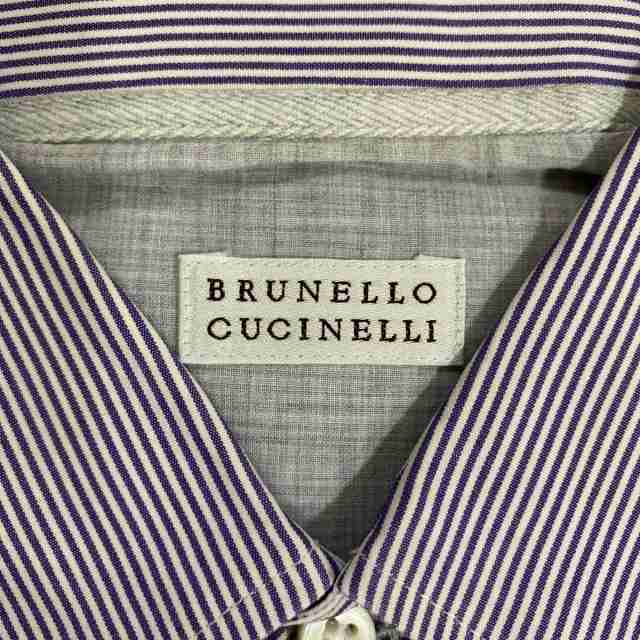 ブルネロクチネリ BRUNELLO CUCINELLI 長袖シャツ サイズXL メンズ 美