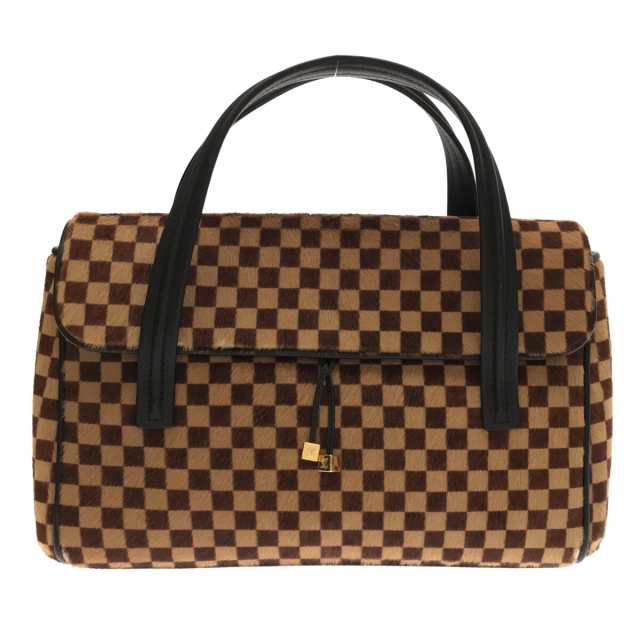 ルイヴィトン LOUIS VUITTON ハンドバッグ ダミエソバージュ レディース ライオン M92131  ハラコ・レザー【中古】20230901｜au PAY マーケット