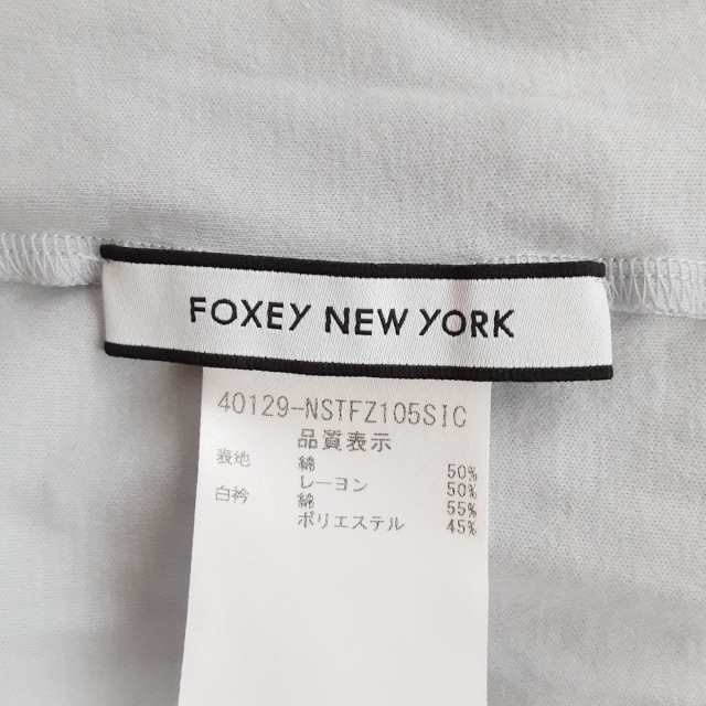 フォクシーニューヨーク FOXEY NEW YORK 半袖カットソー サイズ38 M