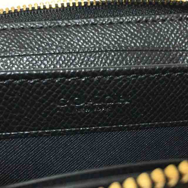 コーチ COACH コインケース レディース - F63921 黒 レザー【中古】20230910