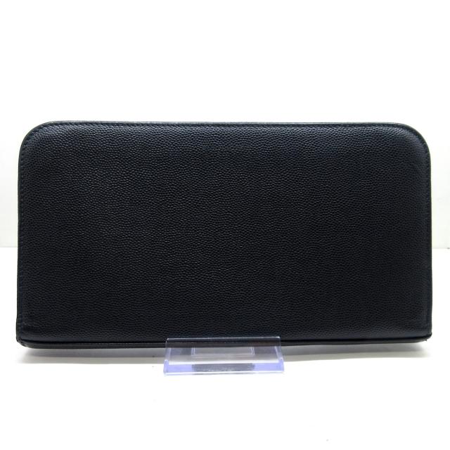 Saint Laurent 長財布 黒 レザー 【公式通販】