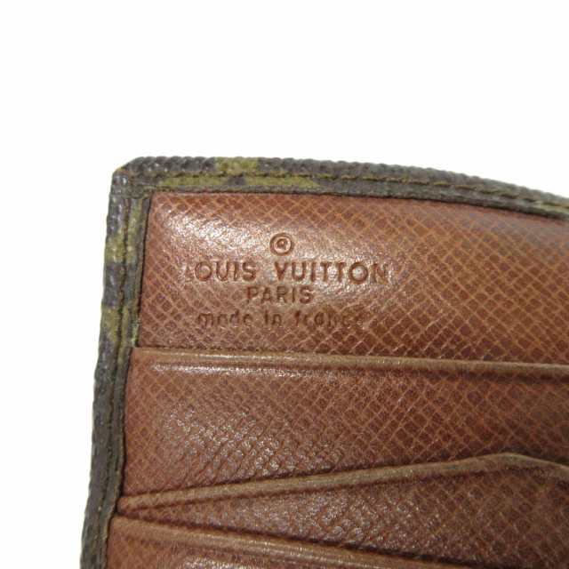 ルイヴィトン LOUIS VUITTON Wホック財布 モノグラム レディース ...