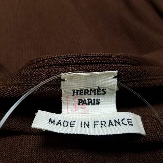 エルメス HERMES カーディガン サイズ40 M レディース - ダーク