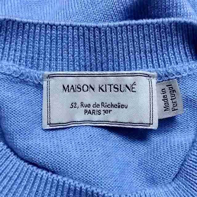 Maison Kitsune 長袖セーター Sサイズ 青