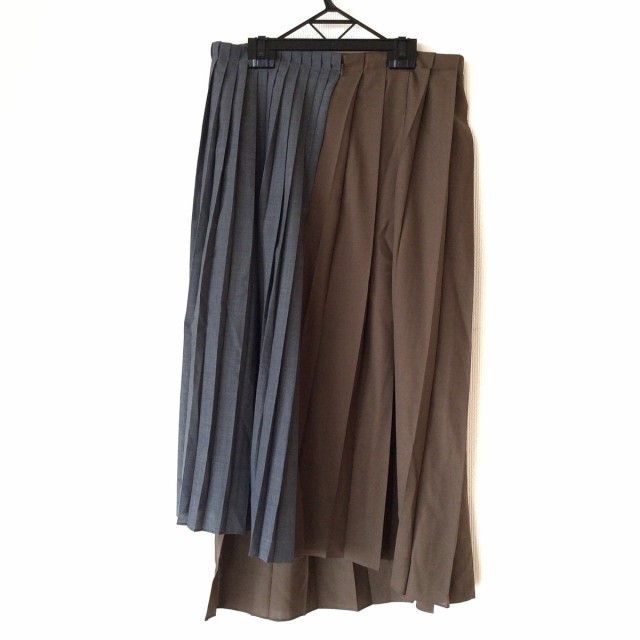 サカイ Sacai ロングスカート サイズ2 M レディース 美品 - ブラウン ...