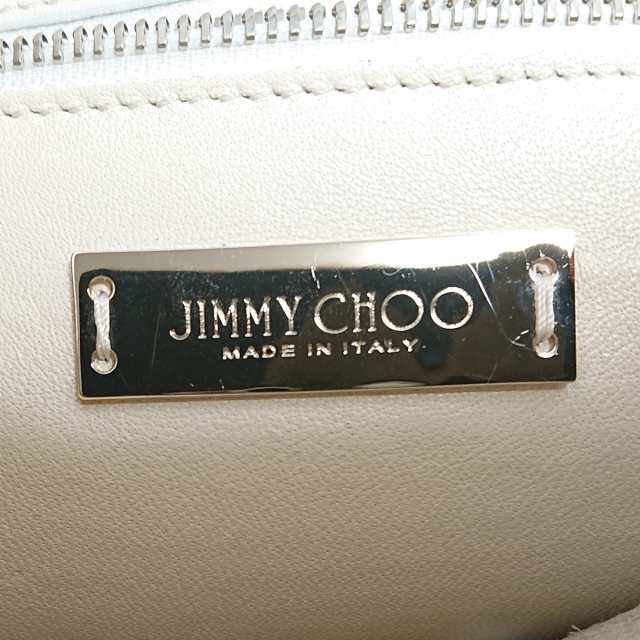 ジミーチュウ JIMMY CHOO トートバッグ レディース サシャ ベージュ×白