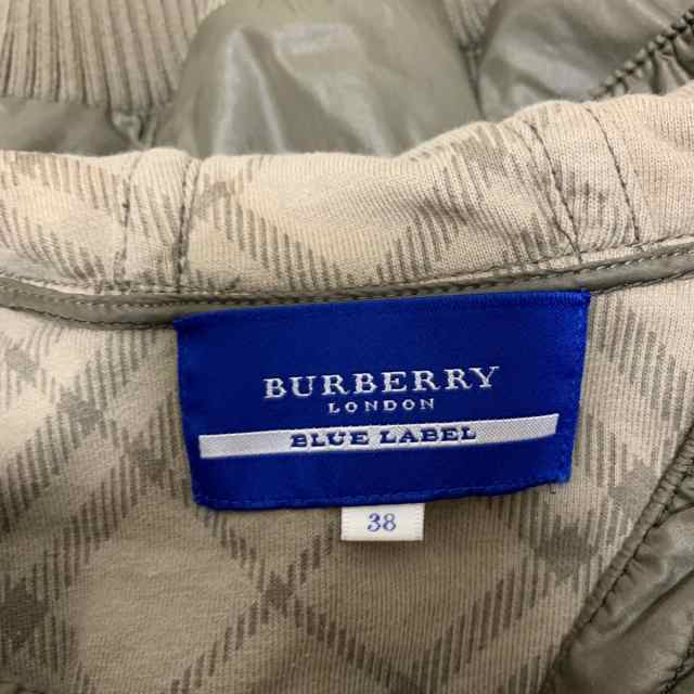 バーバリーブルーレーベル Burberry Blue Label コート サイズ38 M レディース 美品 - カーキ  ノースリーブ/春/秋【中古】20230826