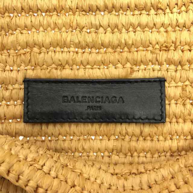 バレンシアガ BALENCIAGA クラッチバッグ レディース ラフィアストロー