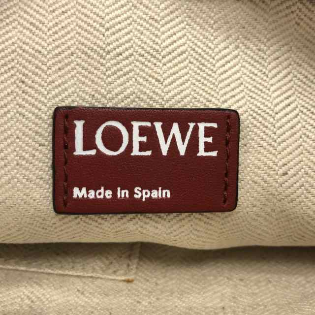 ロエベ LOEWE クラッチバッグ レディース Tポーチ レッド エナメル