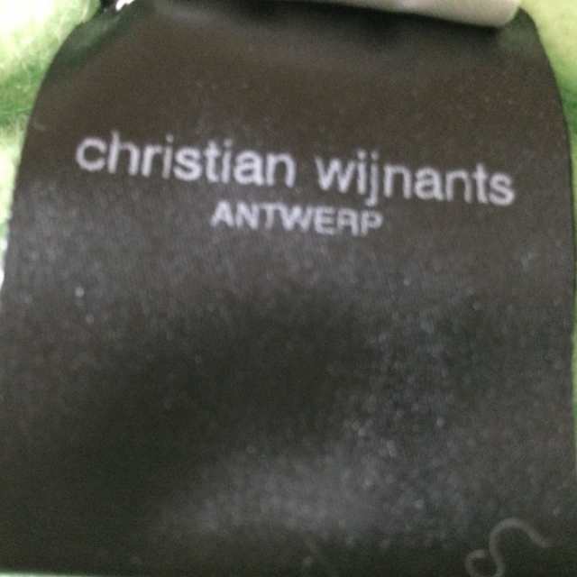 クリスチャン ワイナンツ ニットタイトスカート S ブラック 黒