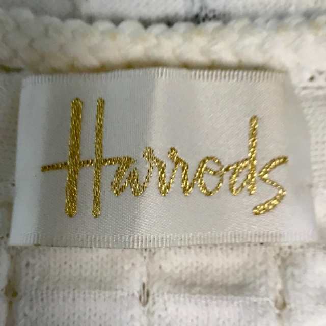 ハロッズ HARRODS ボレロ レディース - アイボリー 七分袖/フラワー(花)/チュール【中古】20230826