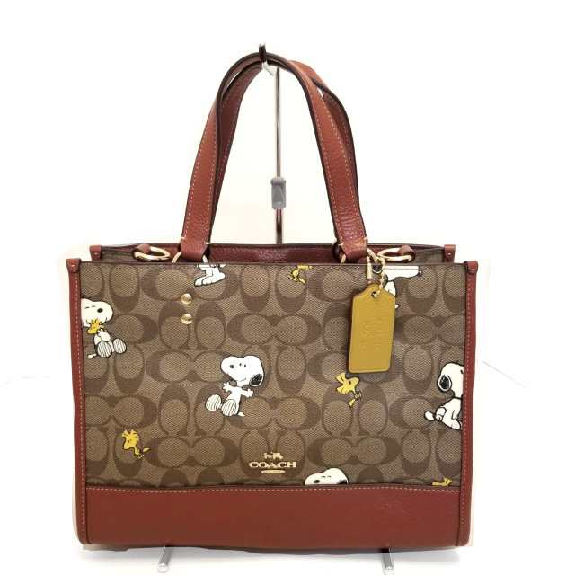 新品 COACH コーチ トートバッグ ディズニー / ダークブラウン-