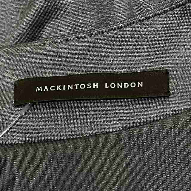 マッキントッシュロンドン MACKINTOSH LONDON ワンピース サイズ44 L レディース 美品 - グレー  長袖/ロング【中古】20230829