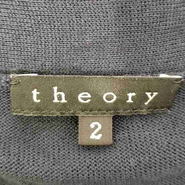 セオリー theory カーディガン サイズ2 S レディース 美品 - ダーク