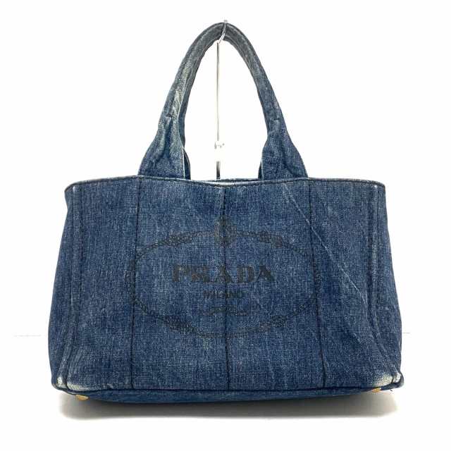 プラダ PRADA トートバッグ レディース CANAPA B1877B ダークネイビー