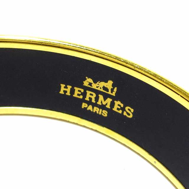 エルメス HERMES バングル レディース エマイユ 金属素材 ゴールド×黒×マルチ 馬柄【中古】20230826の通販はau PAY マーケット  - ブランディア au PAY マーケット店 | au PAY マーケット－通販サイト