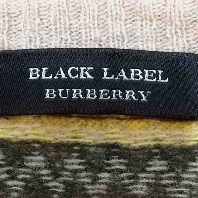 バーバリーブラックレーベル 長袖セーター サイズ2 M メンズ 美品