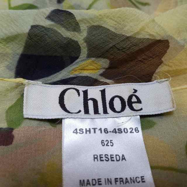 クロエ Chloe カーディガン サイズ34 S レディース - イエロー×黒